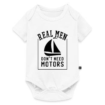 Bateau propriétaire de bateau voile voile bateaux naviguer - Body à manches courtes Premium Bébé - blanc - Devant