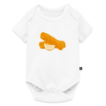 fish finger - Baby Premium short-sleeve bodysuit - white - Front