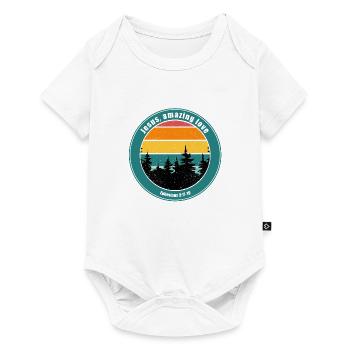 Jesus, amazing love - Baby Premium short-sleeve bodysuit - white - Front