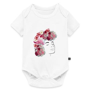 Pouvoir féminin - Body à manches courtes Premium Bébé - blanc - Devant
