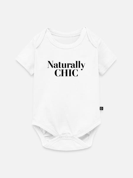 Naturrally Chic - Baby Premium Kurzarmbody - Weiß