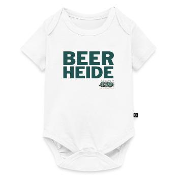 BEERHEIDE - Baby Premium Kurzarmbody - Weiß - Vorne