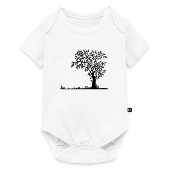 Nature silhouette - Baby Premium short-sleeve bodysuit - white - Front