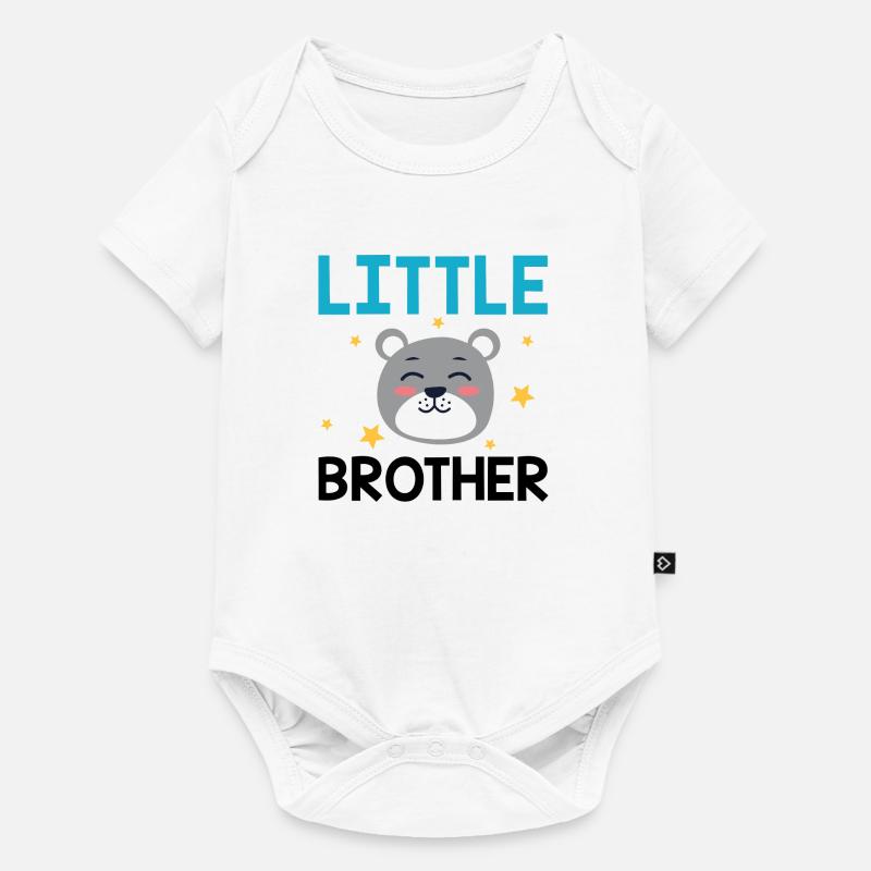 Brüderchen - Baby Premium Kurzarmbody - Weiß