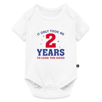 Ich brauchte nur 2 Jahre, um so gut auszusehen - Baby Premium Kurzarmbody - Weiß - Vorne