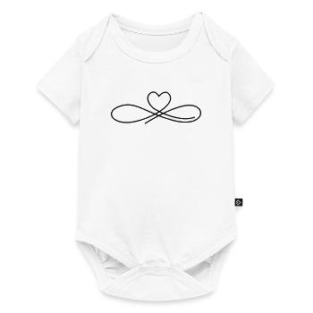 Heart Ornament - Baby Premium short-sleeve bodysuit - white - Front