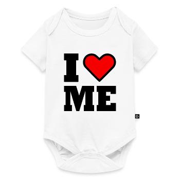 I love me - Body à manches courtes Premium Bébé - blanc - Devant