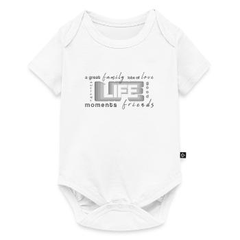 life family friends - Baby Premium short-sleeve bodysuit - white - Front