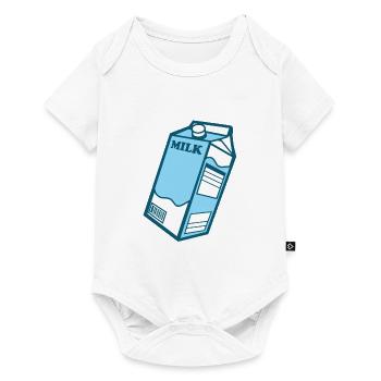 Carton de lait - Body à manches courtes Premium Bébé - blanc - Devant