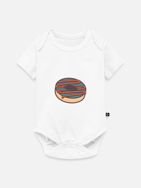 Donut - Baby Premium Kurzarmbody - Weiß