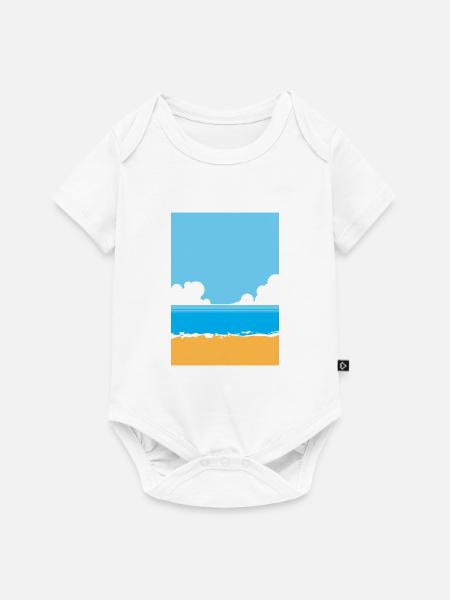 Strand - Baby Premium Kurzarmbody - Weiß
