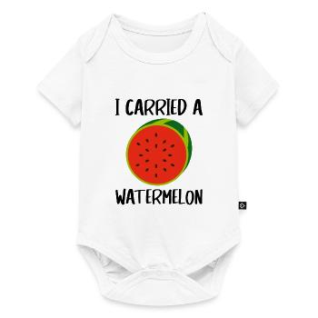 I Carried A Watermelon - Body à manches courtes Premium Bébé - blanc - Devant