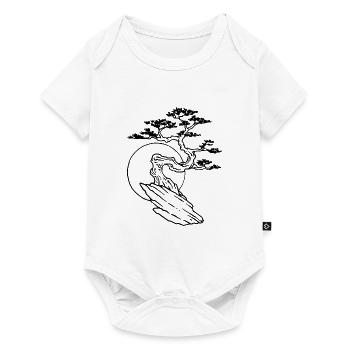 Bonsai Japan Tree - Baby Premium short-sleeve bodysuit - white - Front