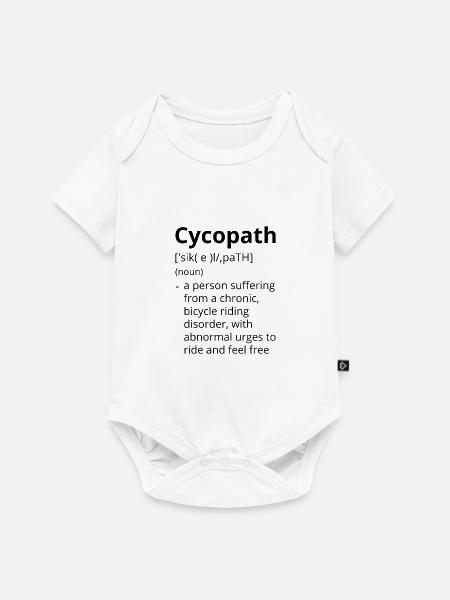 Cycopath Definition Description - Baby Premium Kurzarmbody - Weiß