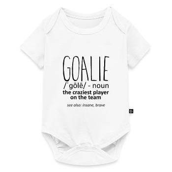 Goalie Gear Goalkeeper Definition 5 - Baby Premium Kurzarmbody - Weiß - Vorne