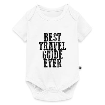 Meilleur guide de voyage de tous les temps - Body à manches courtes Premium Bébé - blanc - Devant