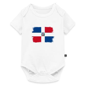 Dominican Republic Flag Dom Rep Flag Trip - Baby Premium short-sleeve bodysuit - white - Front