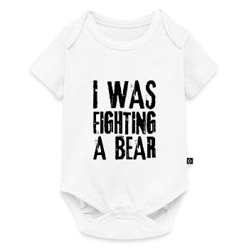I was fighting a bear 10 - Baby Premium short-sleeve bodysuit - white - Front