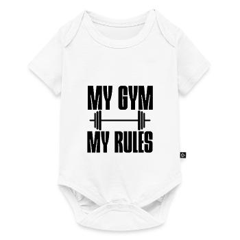 My Gym, My Rules 6 - Baby Premium short-sleeve bodysuit - white - Front