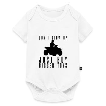 Don't Grow Up, Just Buy Bigger Toys 4 - Baby Premium short-sleeve bodysuit - white - Front