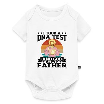I Took A DNA Test And God Is My Father 15 - Baby Premium Kurzarmbody - Weiß - Vorne