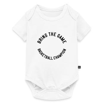 Bring the game Basketball Champion - Baby Premium short-sleeve bodysuit - white - Front