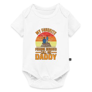 My Favorite Fishing Buddies Call Me Daddy - Baby Premium short-sleeve bodysuit - white - Front