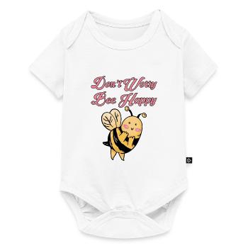 Don't Worry Bee Happy 31 - Baby Premium short-sleeve bodysuit - white - Front