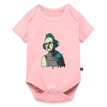 Robot - Baby Premium short-sleeve bodysuit - rose - Front