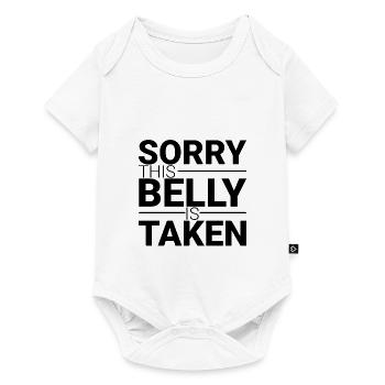 Sorry This Belly Is Taken 3 - Baby Premium Kurzarmbody - Weiß - Vorne