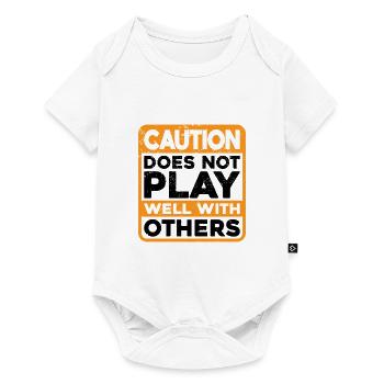 Caution Does Not Play Well With Others 38 - Baby Premium short-sleeve bodysuit - white - Front