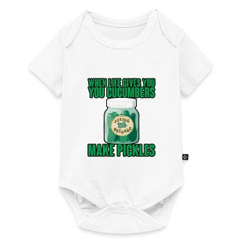 When Life Gives You Cucumbers, Make Pickles 4 - Baby Premium short-sleeve bodysuit - white - Front