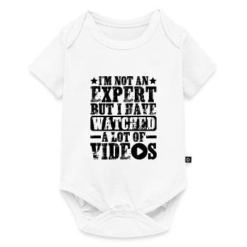 Not An Expert But I Have Watched A Lot Of Videos - Baby Premium short-sleeve bodysuit - white - Front