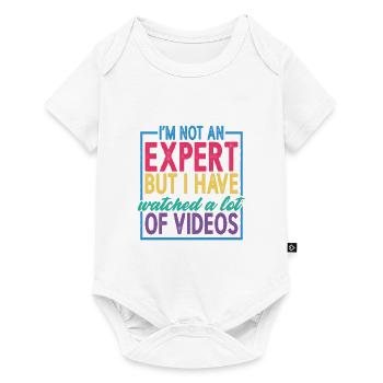 Not An Expert But I Have Watched A Lot Of Videos 2 - Baby Premium short-sleeve bodysuit - white - Front