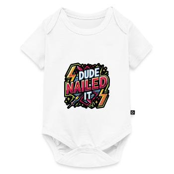 Dude Nailed It 4 - Baby Premium short-sleeve bodysuit - white - Front