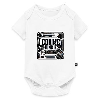 Coding Junkie 11 - Baby Premium Kurzarmbody - Weiß - Vorne