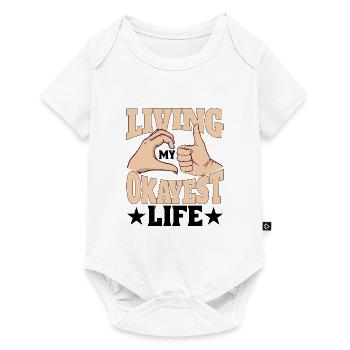 Living My Okayest Life 5 - Baby Premium Kurzarmbody - Weiß - Vorne