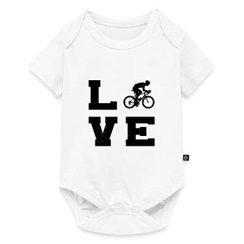 Vélo de route Vélo de route Vélo de route Hommes Vélo de route - Body à manches courtes Premium Bébé - blanc - Devant
