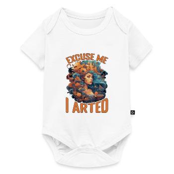 Excuse Me I Arted 15 - Baby Premium short-sleeve bodysuit - white - Front