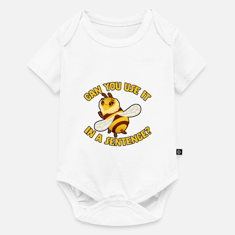 Can You Use It In A Sentence 2 - Baby Premium Kurzarmbody - Weiß