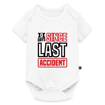 0 jours depuis le dernier accident 34 - Body à manches courtes Premium Bébé - blanc - Devant