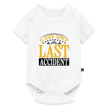 0 jours depuis le dernier accident 35 - Body à manches courtes Premium Bébé - blanc - Devant
