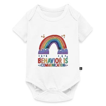 Behavior Is Communication 23 - Baby Premium short-sleeve bodysuit - white - Front