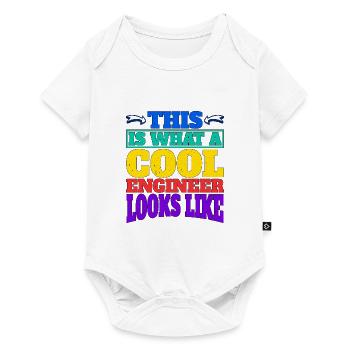 This Is What A Cool Engineer Looks Like 2 - Baby Premium short-sleeve bodysuit - white - Front