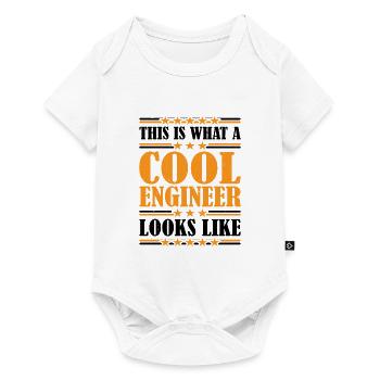 This Is What A Cool Engineer Looks Like 3 - Baby Premium short-sleeve bodysuit - white - Front