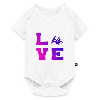 Kitesurfer Kitesurfing Kitesurfing Kitesurfing Men - Baby Premium short-sleeve bodysuit - white - Front