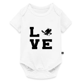 Diving Free Dive Scuba Diver Diver Scuba Dive - Baby Premium short-sleeve bodysuit - white - Front