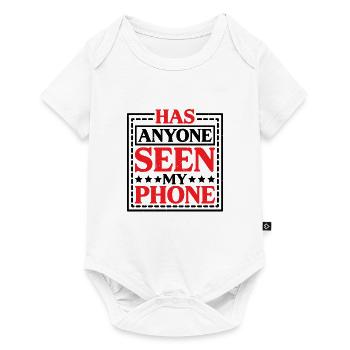 Has Anyone Seen My Phone 15 - Baby Premium short-sleeve bodysuit - white - Front