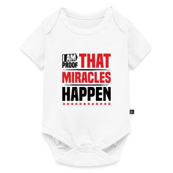 I Am Proof That Miracles Happen 10 - Baby Premium short-sleeve bodysuit - white - Front