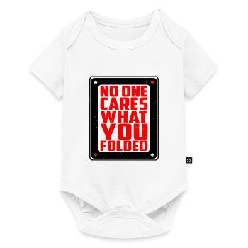 Personne ne se soucie de ce que vous avez plié 2 - Body à manches courtes Premium Bébé - blanc - Devant